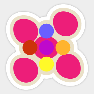 Colorful Circle Sticker